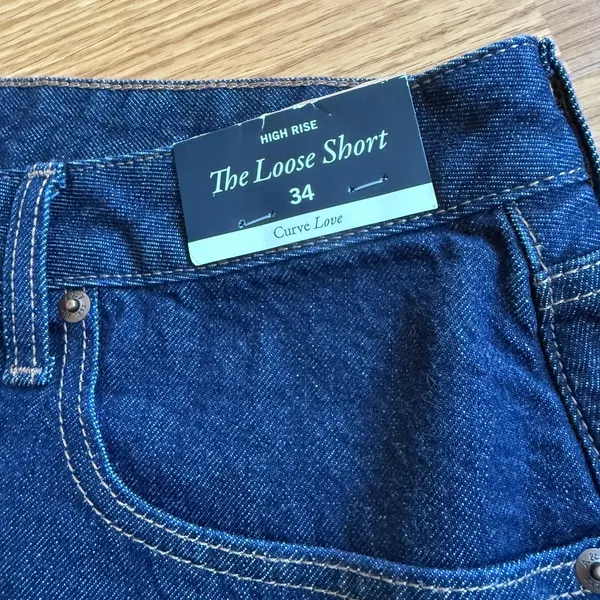 Abercrombie & Fitch Curve Love High Rise Loose Short Size 34 - Image 8