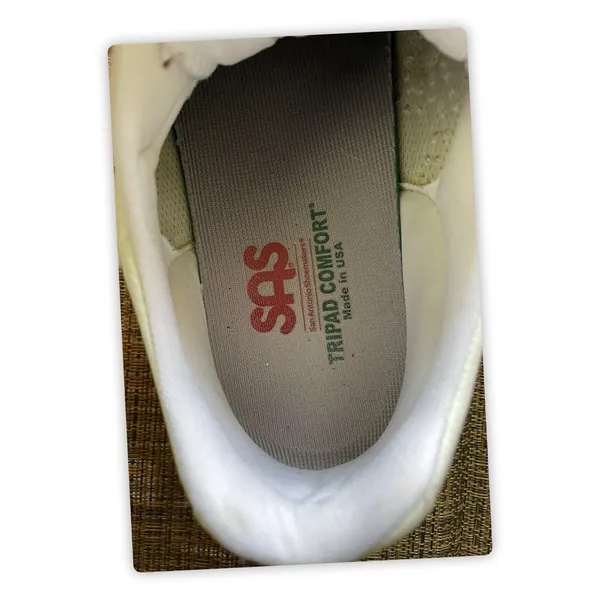SAS Tripad Comfort Sneakers Women’s 8W White Leather Walking Shoes - Image 7
