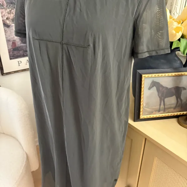 LULULEMON Ready To Reach Dress In Cami Green Size 6‎ - Image 3