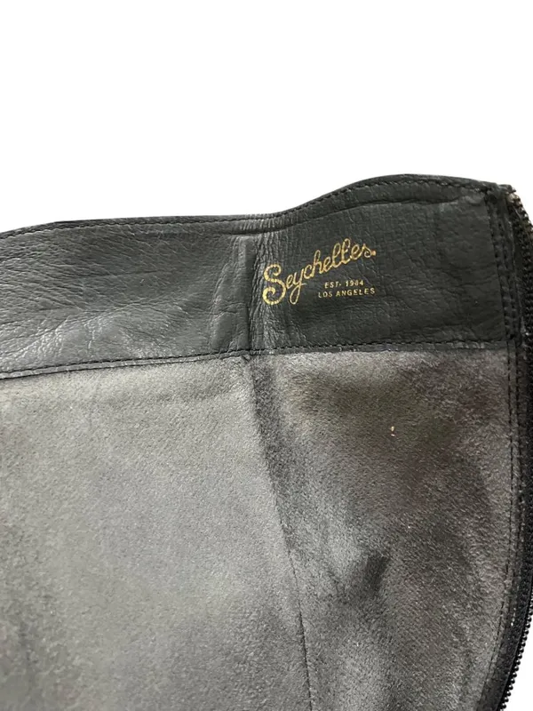 Seychelles wms black leather below knee equestrian riding boots sz 6 SKU 10-676 - Image 12