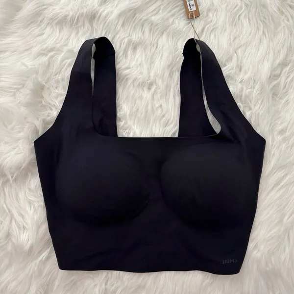Skims Naked Scoop Tank Bra Onyx Size S-DD - Image 2