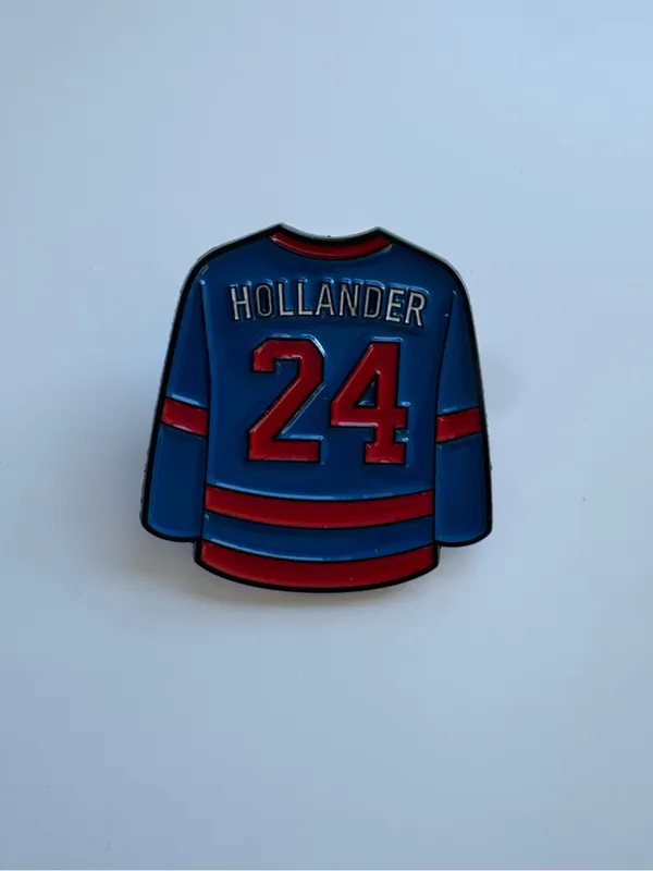 Hollander and Rozanov Hockey Jersey Enamel Pin - Image 2