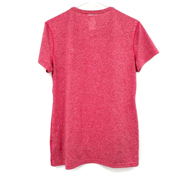 Adidas Size Large Climalite Short Sleeve‎ T-Shirt Tee Top V Neck Athletic Active - Image 2