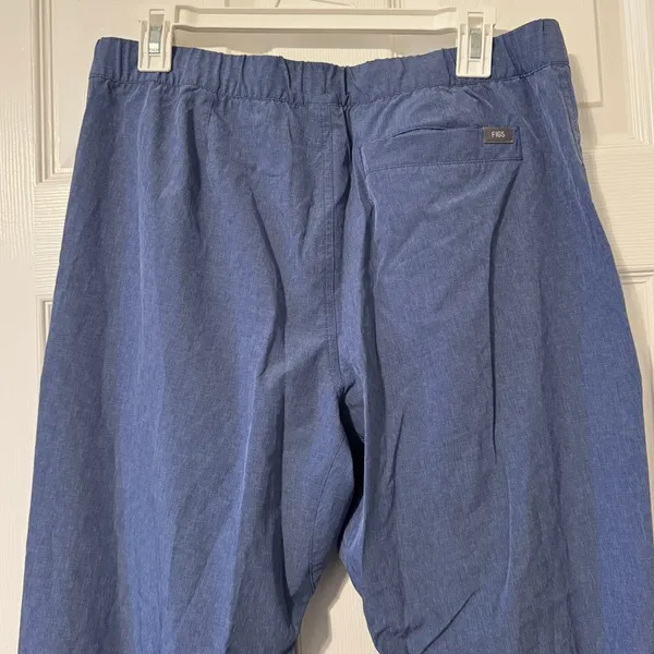 FIGS EAC Callao Jogger Scrub Pants Big Sky Blue Size Large - Image 7