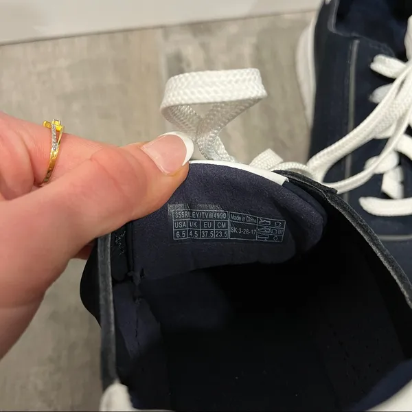 Vionic Fresh Riley Lace Up Navy Blue Sneakers - Image 9