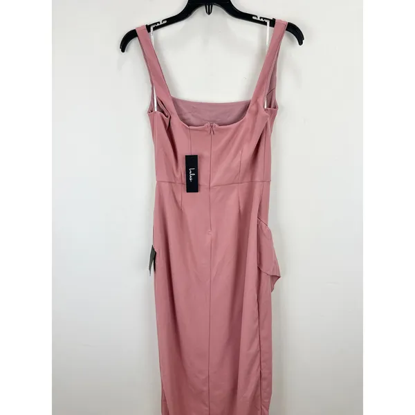 Lulus Immaculate Excellence Pink Sleeveless Ruffled Tulip Maxi Dress Medium NWT - Image 10