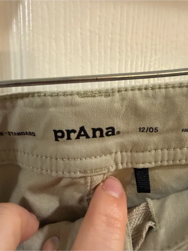 Prana Women's Shorts in Light Khaki - Image 4