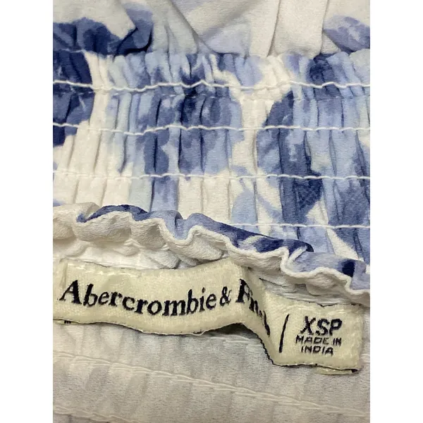 Abercrombie & Fitch Best Dressed Guest Floral Smock Ruffle Mini Bodycon Dress XS - Image 5