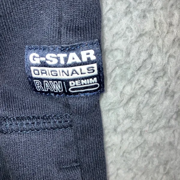 G Star RAW Hooded Sweatshirt Women‎ Large Oversized Adjustable Graphic Pullover - Image 7
