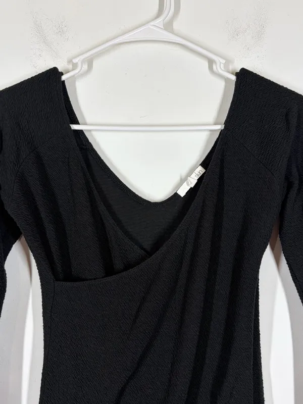 Skin Nora Faux Wrap Textured Bodysuit Size 1 / Small - Image 4