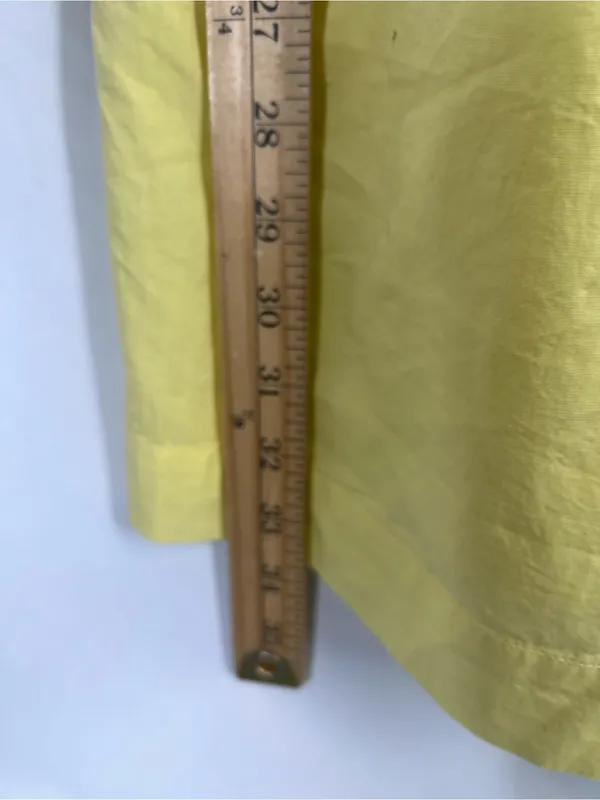 Free People Free-est Flaunt It Yellow Puff Sleeve Mini Dress Size L - Image 12