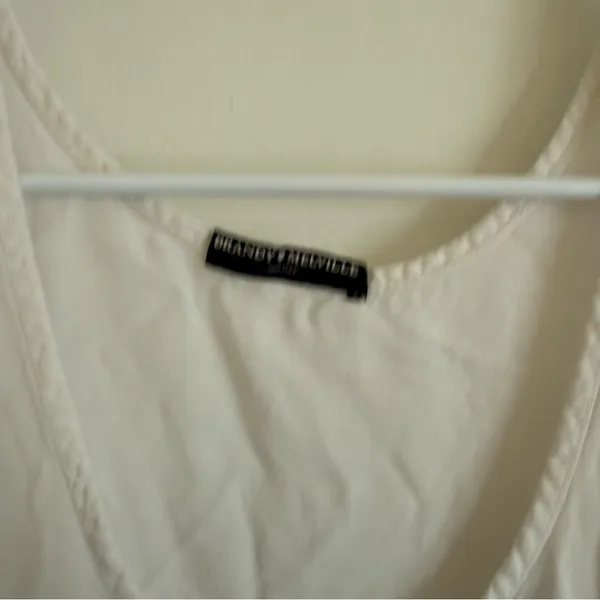 Brandy Melville Cream Sleeveless Dress - Image 2