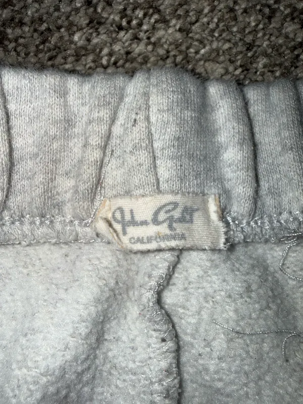 Brandy Melville John Galt California Light Grey Heather Rosa Sweatpants - Image 2