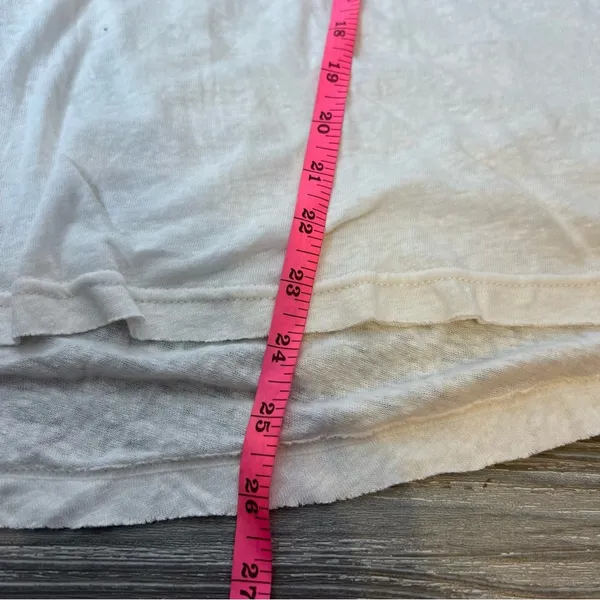 Free people Low Down Henley Top white sz M‎ - Image 8