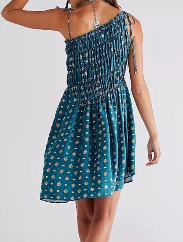 NWOT Free People Clementina Dress Emerald Combo XS - Image 6