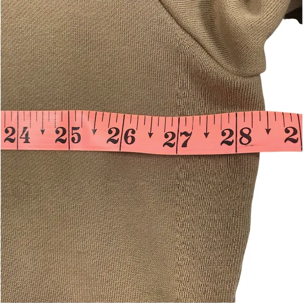 NSF Distressed Terry Hoodie Sz L Brown Oversize Chunky Cozy Boho Trendy Made USA - Image 10