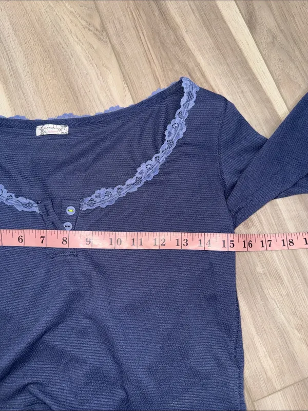 Free people intimately spring break long sleep pajama top size XS - Image 6