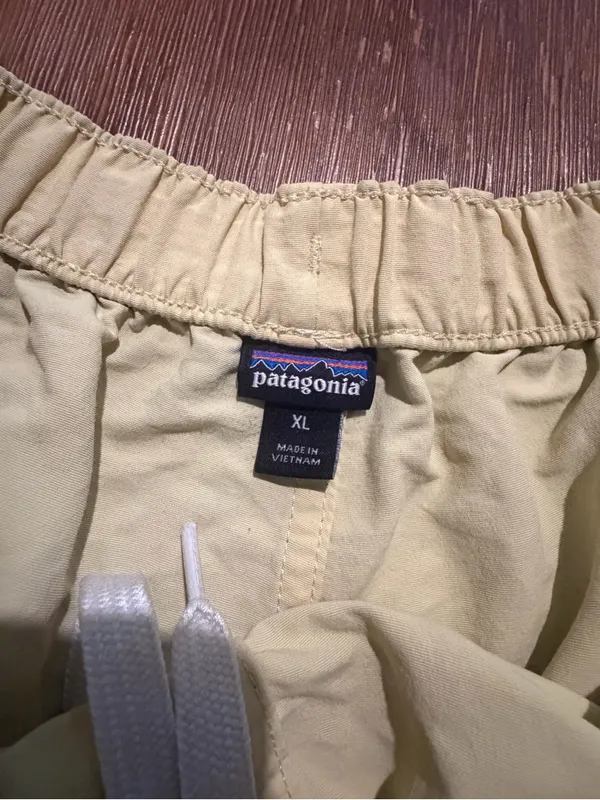 Patagonia Women's Barely Baggies Athletic Shorts in Blue and Light Yellow Bundle - Image 9