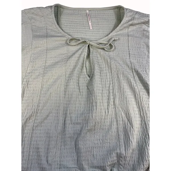 By Anthropologie Women's Mint Green Blouse Size L SKU 6308 - Image 3