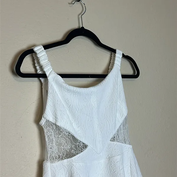 Free People‎ Robe Courte Brooklyn Lace Short Dress Size XS NWT - Image 5