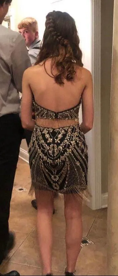 Homecoming Dresses Black Size 2 - Image 2