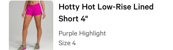 Lululemon Hotty Hot Shorts - Image 8