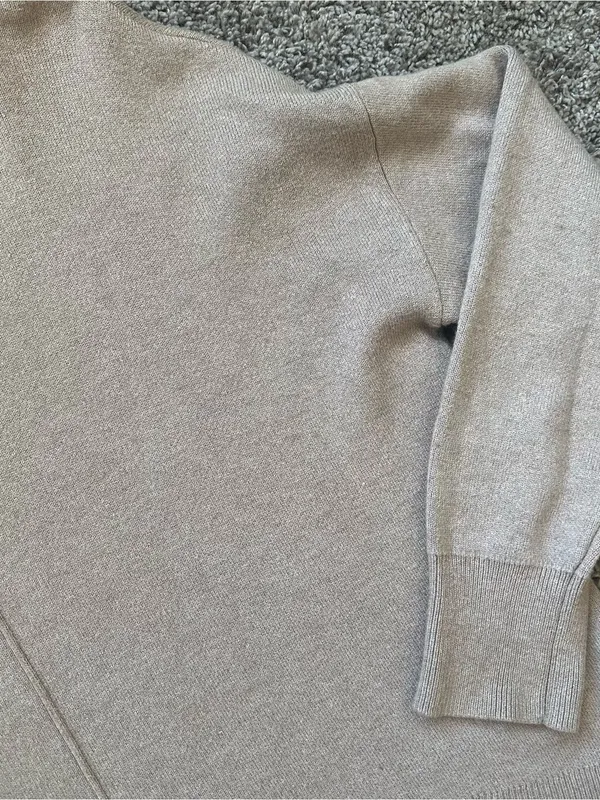 Universal Thread Taupe Crewneck Sweater - Image 4