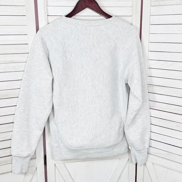 Pro Edge Campus Naval Academy Reverse Weave‎ Sweatshirt Light Grey Medium Gray - Image 8
