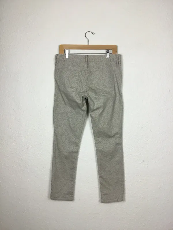 Gap Jeans Size 29 Womens Skinny Denim Animal Print Cotton Ten Casual Ankle Pants - Image 2