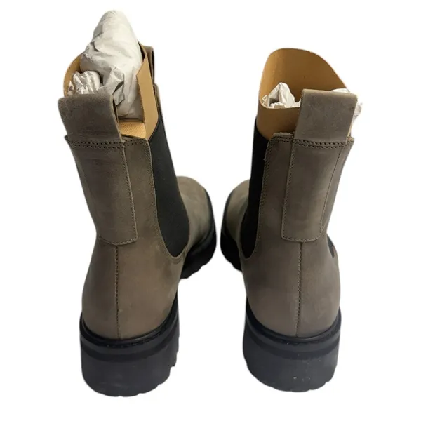 Everlane The Lug Chelsea Boots in Vintage Fossil Brown size 8 NWB - Image 4