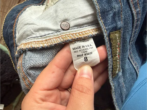 David Kahn Jeans size 8 Blue - Image 5