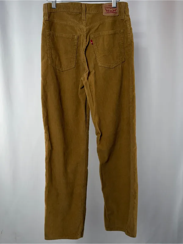 Levi's 94 Baggy Corduroy Jean in Camel Size‎ 27 - Image 8