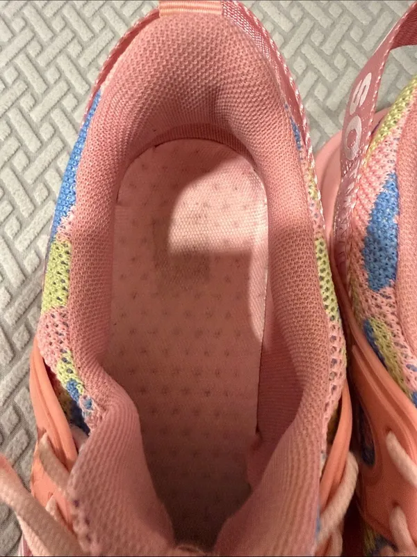 Just So So Women's Pink Camouflage Lace Up Tennis Shoes Size EU 39 - Image 6