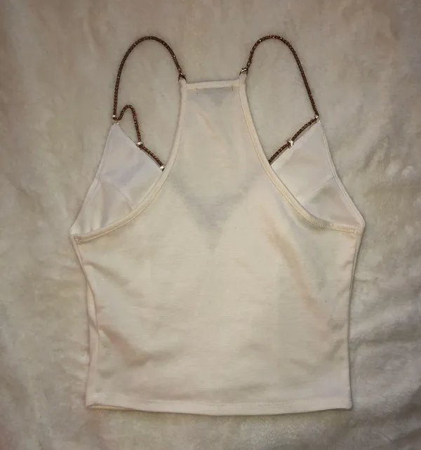 Charlotte Russe White Crop Top - Image 2