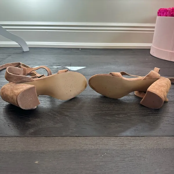 Steve Madden Tan Strap Heels - Image 2