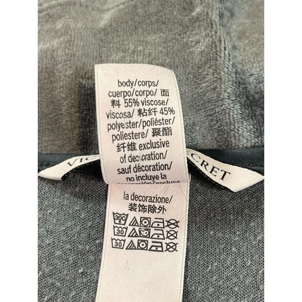 Victoria’s Secret S Velour Terry Cloth Tank Top Spaghetti Strap Soft Lounge Y2K - Image 4