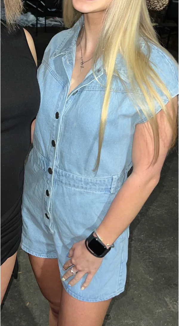 Cloud Ten Denim romper - Image 2