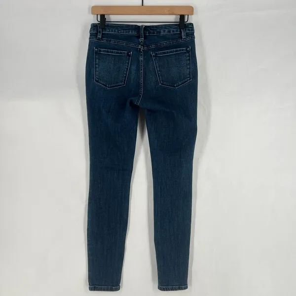 prAna Kara Skinny Jeans Womens 6/28 Blue Denim‎ Organic Cotton Stretch Mid Rise - Image 2