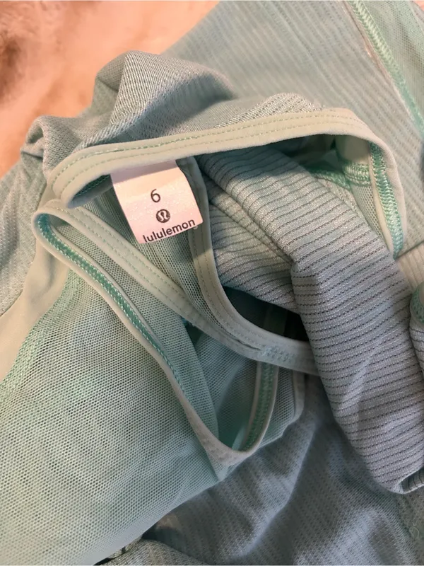 lululemon athletica Mint Green High-Neck Performance Tank - Image 4