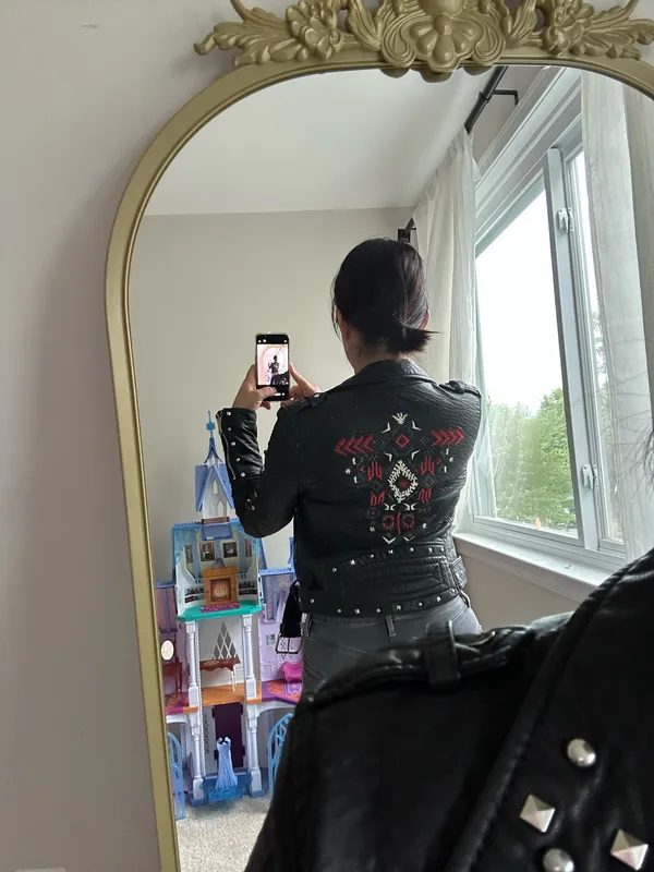 Vigoss faux leather jacket. XS - Image 16
