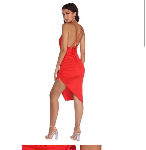 Windsor Sexy Red  Dress - Image 2