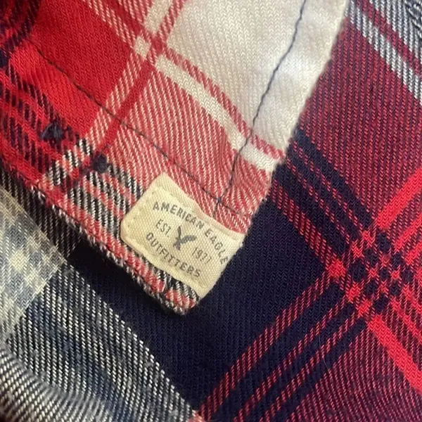 American Eagle Outfitters flannel plaid shirt. Size XS. Ahhmazingly-soft. - Image 6