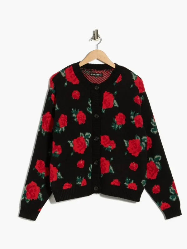 NWT BLANKNYC Roses are Red Cardigan Medium ROSES ARE RED - Image 5