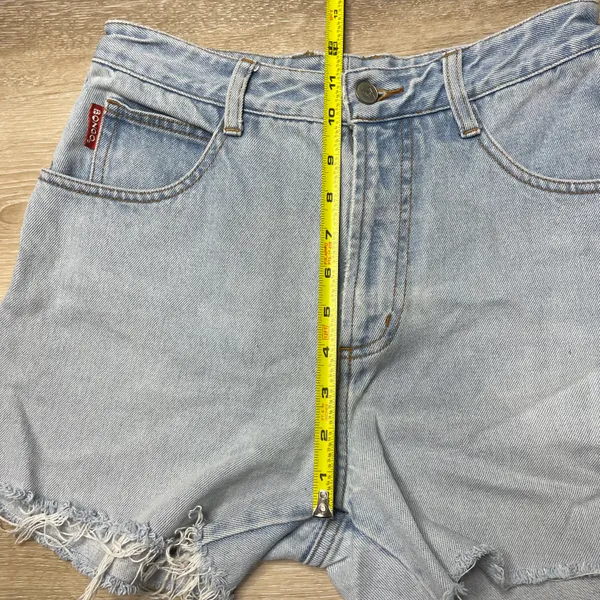 Bongo Hi Rise Distressed Cut Off Shorts - Image 9