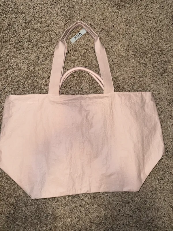 Victoria's Secret VSX Blush Pink Tote with Black Logo NWT - Image 2
