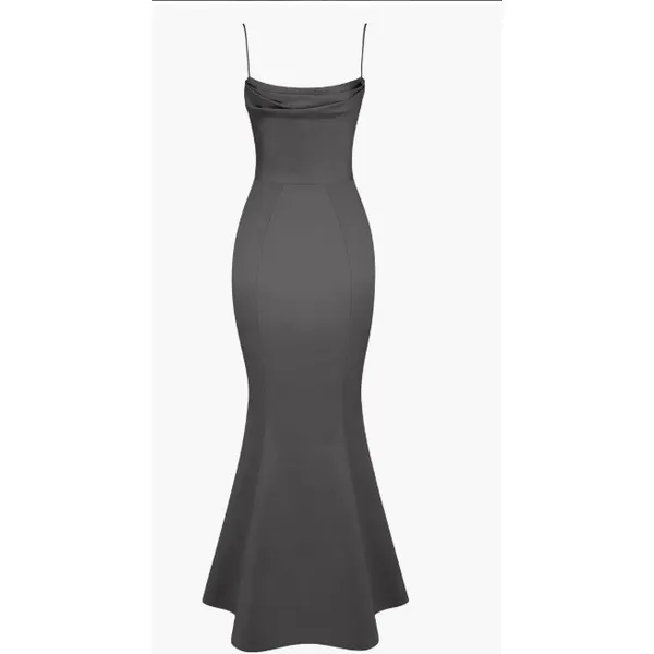 House of CB Violette Satin Mermaid‎ Gown Size Small - Image 3