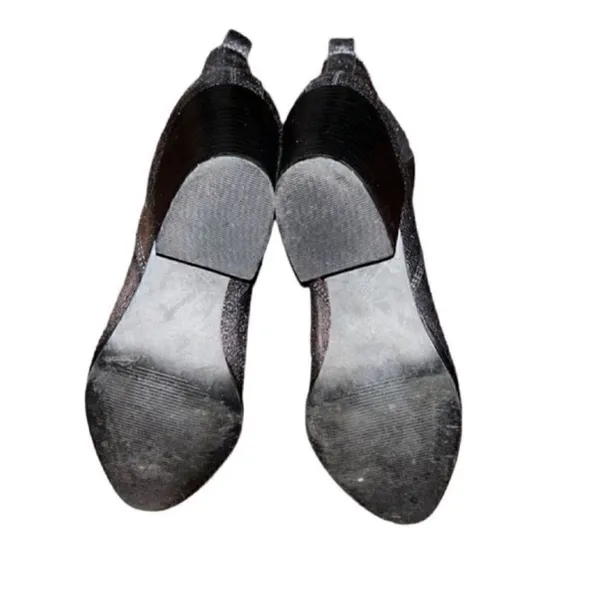 Ivanka Trump Pewter Leather Ankle Boots Size 6.5M) - Image 4