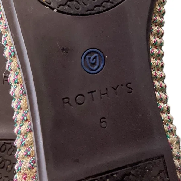 Rothy's Youth The Round Flats Sz 4 Multi Metallic Limited Edition‎ Womens Sz 6 - Image 6
