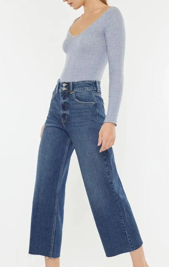 KanCan Raya Ultra High Rise Wide Leg Jeans 30 - Image 2