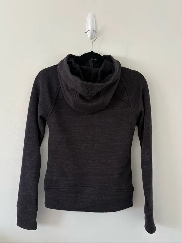 Lululemon Plush Full Zip‎ Scuba Hoodie Size 2 - Image 3